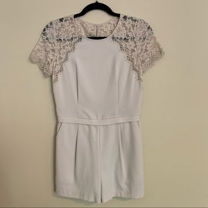 BCBG Maxazria “Mandana” Lace Romper